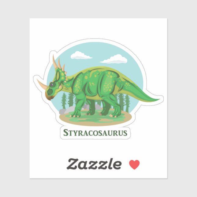 Styracosaurus Sticker (Sheet)