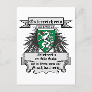 Styria coat of arms of God's grace Postcard