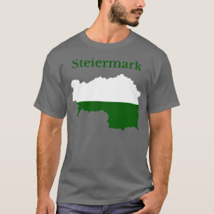 Styria Map Flag Austria T-Shirt