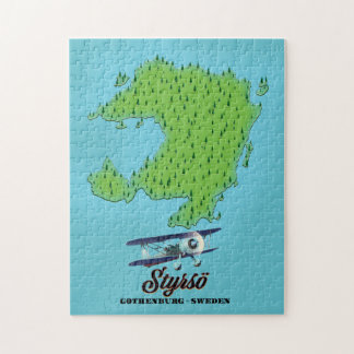 Styrsö gothenburg sweden map jigsaw puzzle