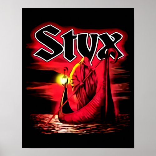 Styx Band Retro Aesthetic Fan Art Design Poster