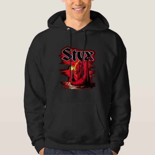 Styx Band Retro Esthetic Fan Art Design Hoodie