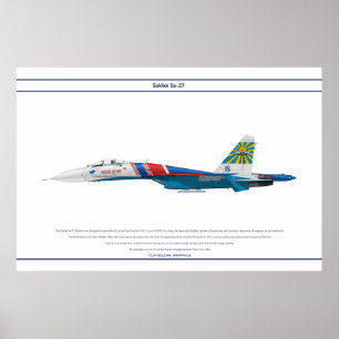 Su-27 Russia 4 Poster