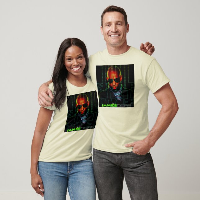 SU&D Mens Blk V-Neck T-Shirt (Unisex)