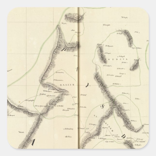 Suadia Arabia, Kuwait 78 Square Sticker (Front)