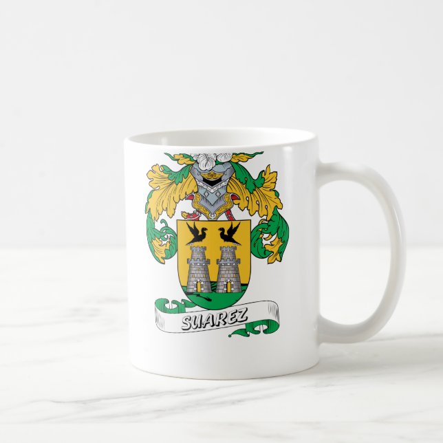 Suarez Family Crest Coffee Mug (Right)