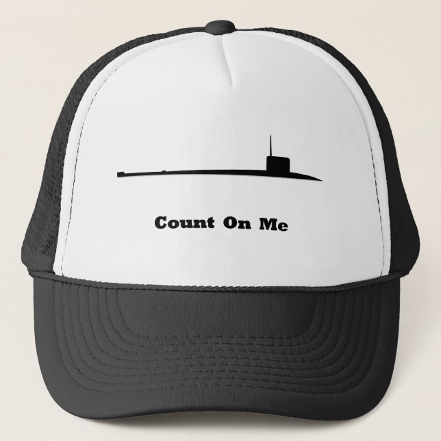 Sub Count On Me Trucker Hat (Front)