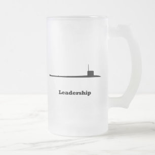 Sub Leadership Frosted Glass Beer Mug