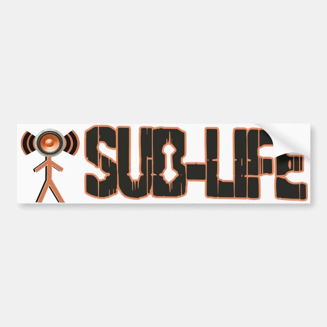 SUB LIFE BUMPER STICKER (Front)