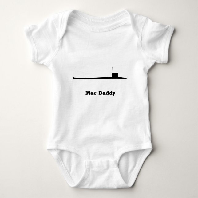 Sub Mac Daddy Baby Bodysuit (Front)