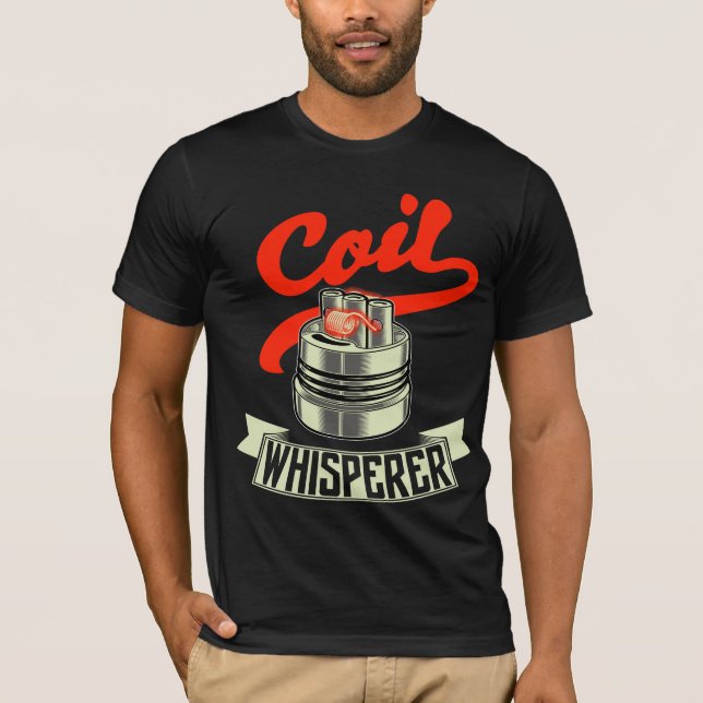 Sub Ohm Vaping T-Shirt - Coil Whisperer (Front)