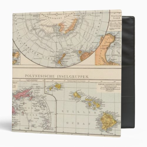 Sub Polar region and Polynesia 3 Ring Binder