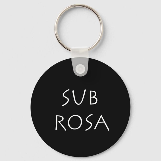 Sub Rosa Keychain (Front)