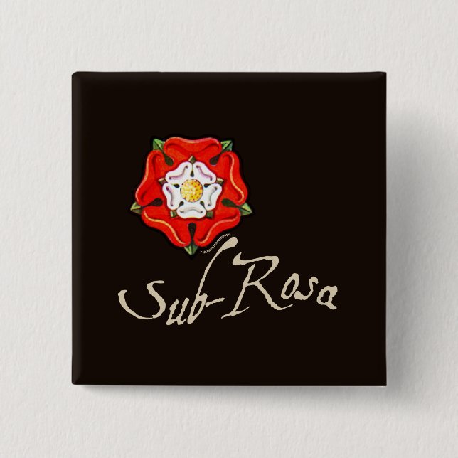 Sub Rosa Pinback Button (Front)