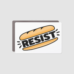 Sub Sandwich Resist Fascism Car Magnet