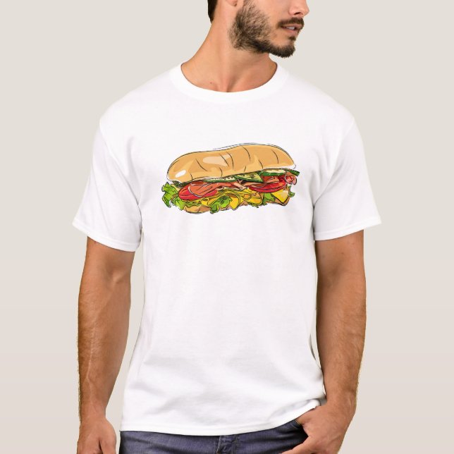 Sub Sandwich T-Shirt (Front)