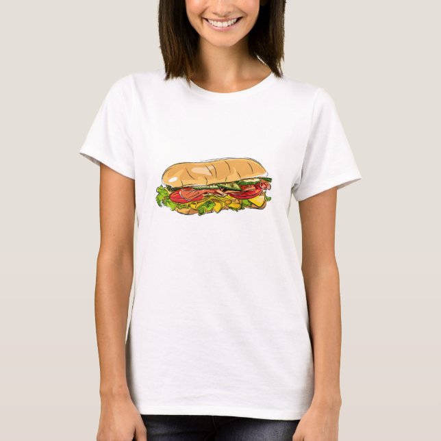 Sub Sandwich T-Shirt (Front)