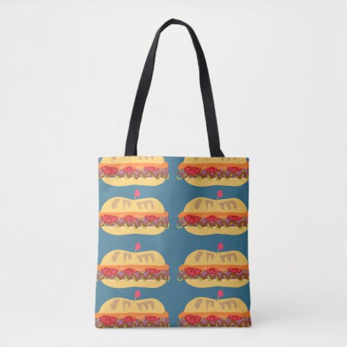 Sub Sandwiches Fun Food Pattern Design Bag