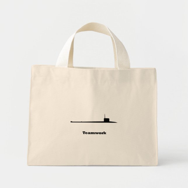 Sub Teamwork Mini Tote Bag (Front)