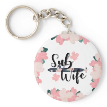 sub wife floral navy submariner cute submarine keychain sub wife floral navy submariner cute submarine keychain