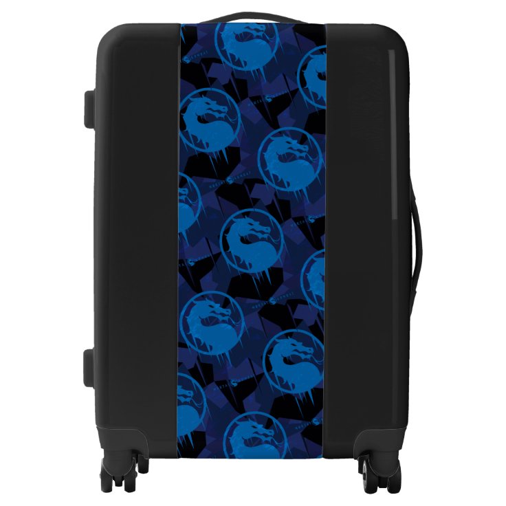 SubZero Mortal Kombat Dragon Pattern Luggage Zazzle