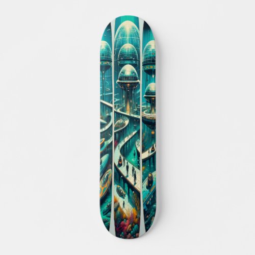 Subaquatic Retrotopia Deck Skateboard