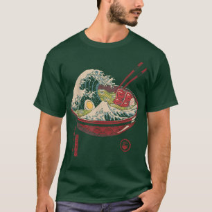 Subarashii Ramen Great Ramen Wave Japanese  T-Shirt