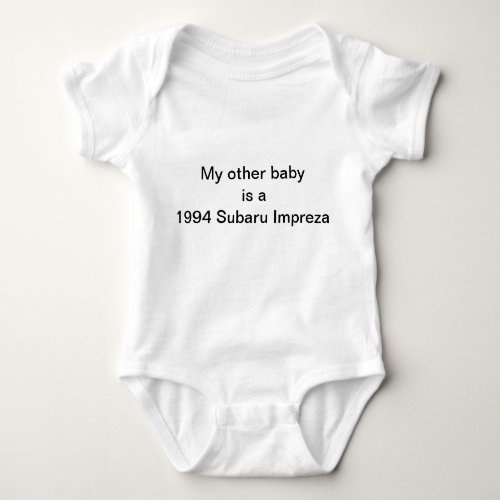 Subaru Baby Baby Bodysuit