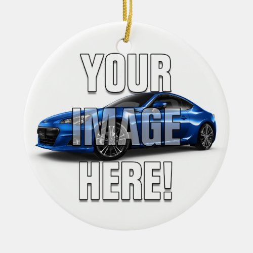 Subaru BRZ Photo _ Add your car Ceramic Ornament