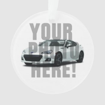 Subaru Brz Photo - Add Your Car! Ornament by AV_Designs at Zazzle