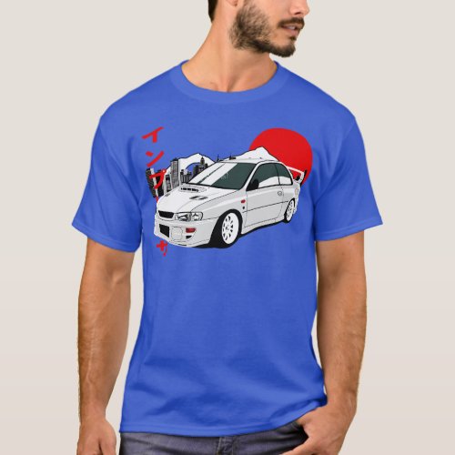 Subaru Impreza GC8 Retro Style T_Shirt