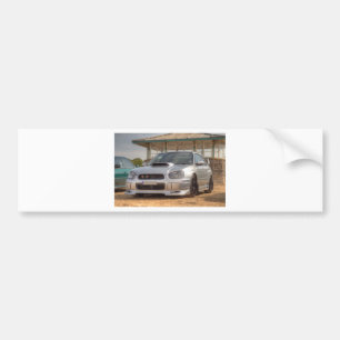 Subaru Impreza STi - Body Kit (Silver) Bumper Sticker