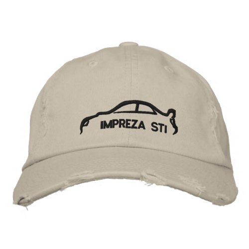 Subaru Impreza STI Embroidered Baseball Cap