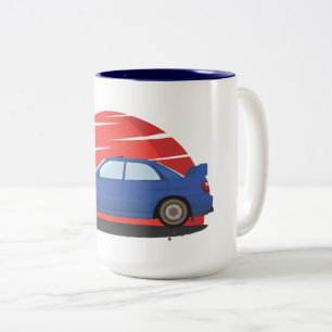 Subaru Impreza STI Two-Tone Coffee Mug
