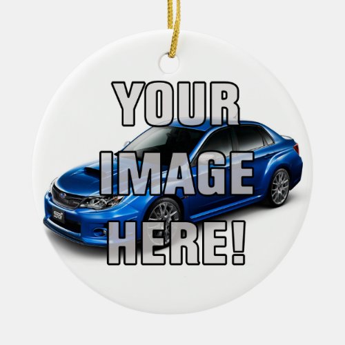 Subaru Impreza WRX STI Photo _ Add your car Ceramic Ornament