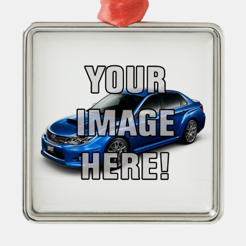 Subaru Impreza WRX STI Photo _ Add your car Metal Ornament