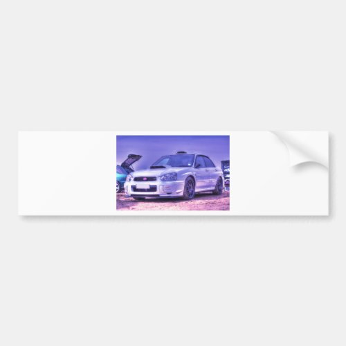 Subaru Impreza WRX STi Spec C in White Bumper Sticker