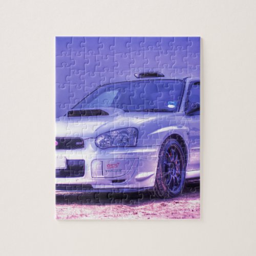 Subaru Impreza WRX STi Spec C in White Jigsaw Puzzle