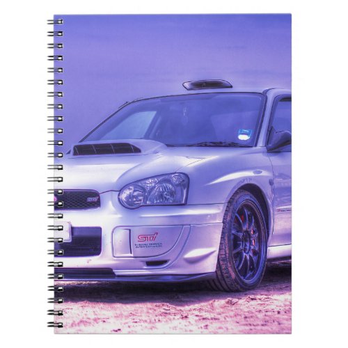 Subaru Impreza WRX STi Spec C in White Notebook