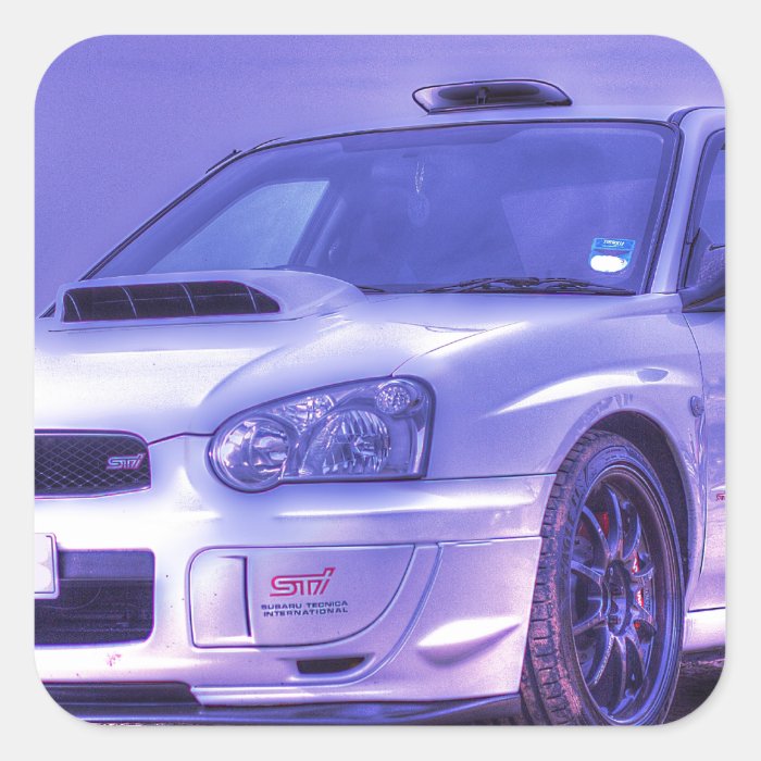 Subaru Impreza WRX STi Spec C in White Stickers