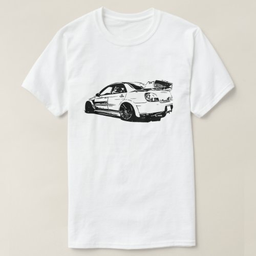 Subaru Impreza WRX Sti Vector Image T_Shirt