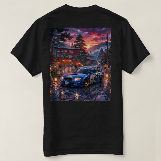Subaru Legacy Touring Car T-Shirt (Design Back)