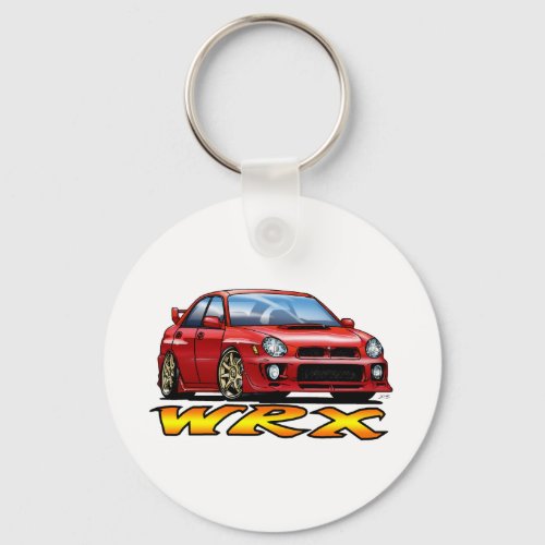 Subaru WRX_red Keychain