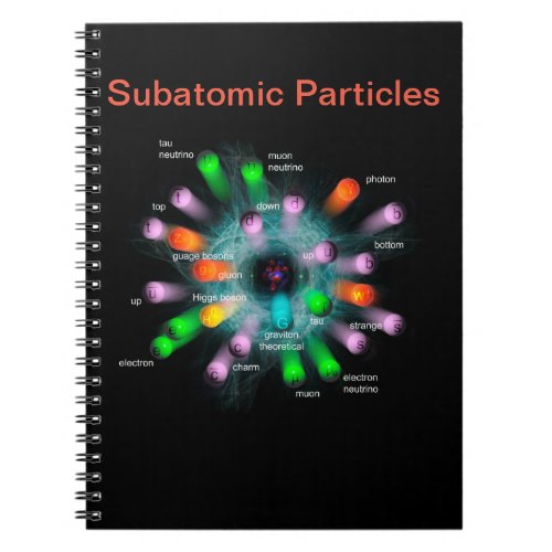 Subatomic Particles Notebook