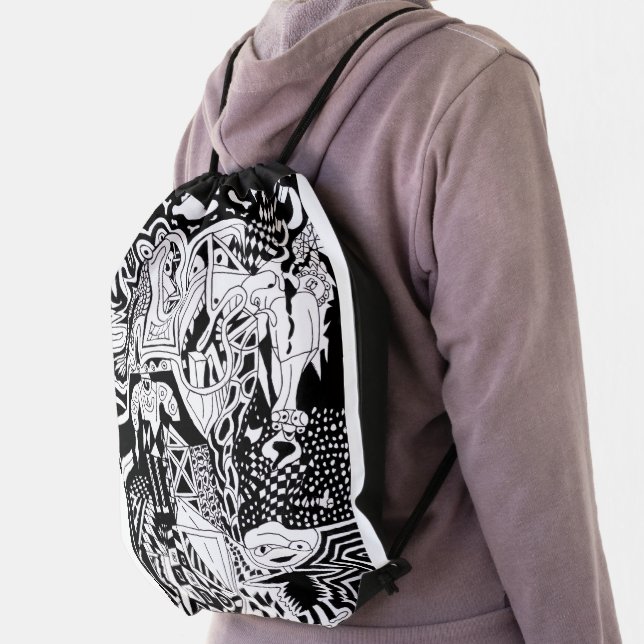 Subconscious Fish Drawstring Bag (Insitu)