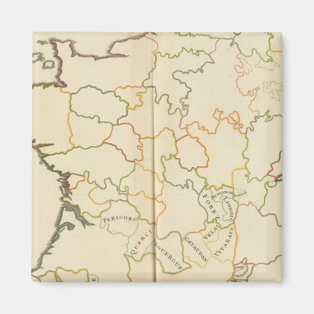 Subdivision of France Magnet (Front)