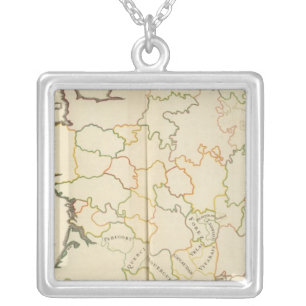 Subdivision of France Silver Plated Necklace