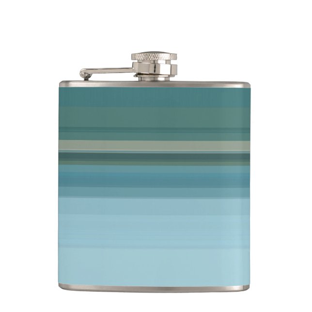 Subdue Color Stripes Flask (Front)