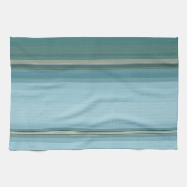 Subdue Color Stripes Kitchen Towel (Horizontal)