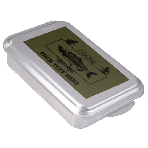 Subdued Alaska Combat Fisherman Badge Cake Pan